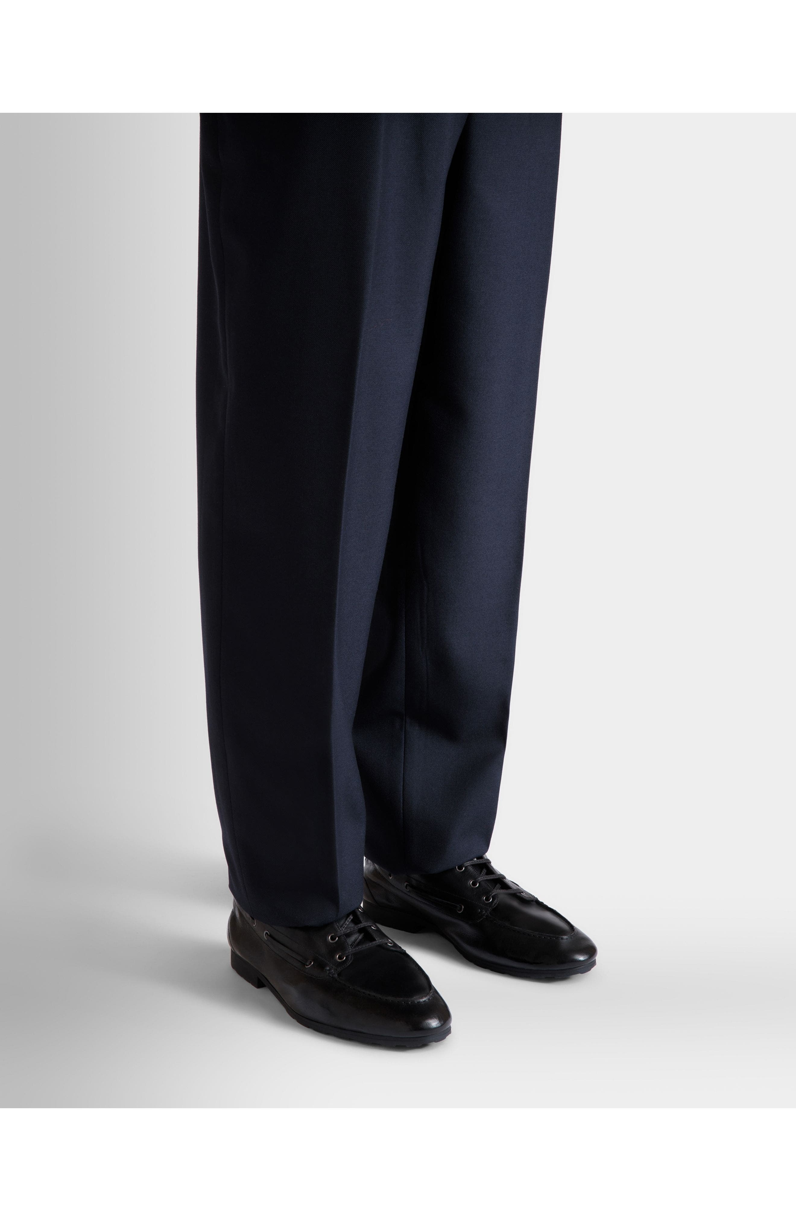 Bally Plume Bootie In Buffalo Leather, Alternate, color, Black