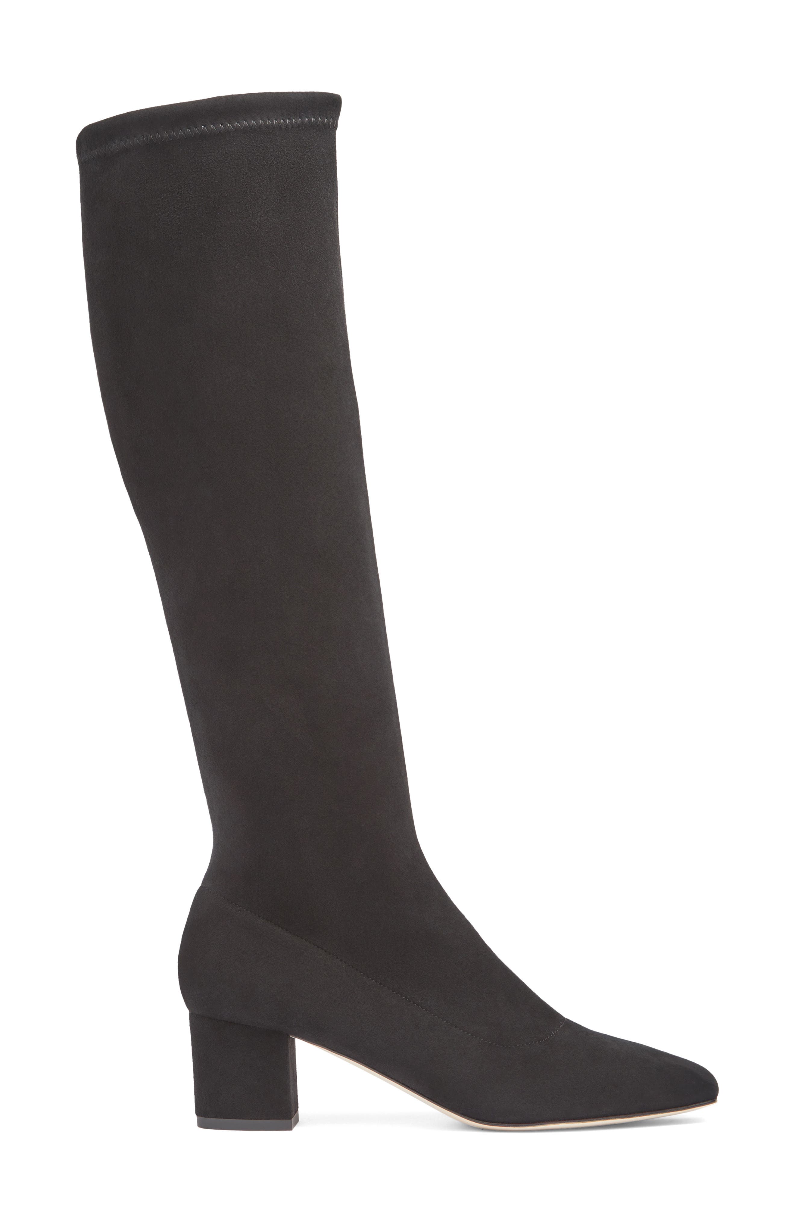 Eldon Knee High Boot, Alternate, color, BLACK