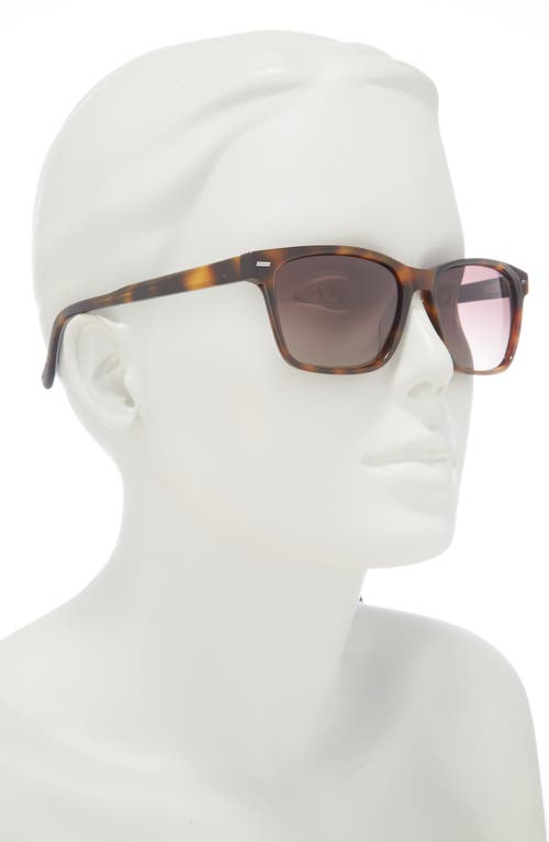 TED BAKER TED BAKER LONDON 55MM FULL RIM RECTANGULAR POLARIZED SUNGLASSES