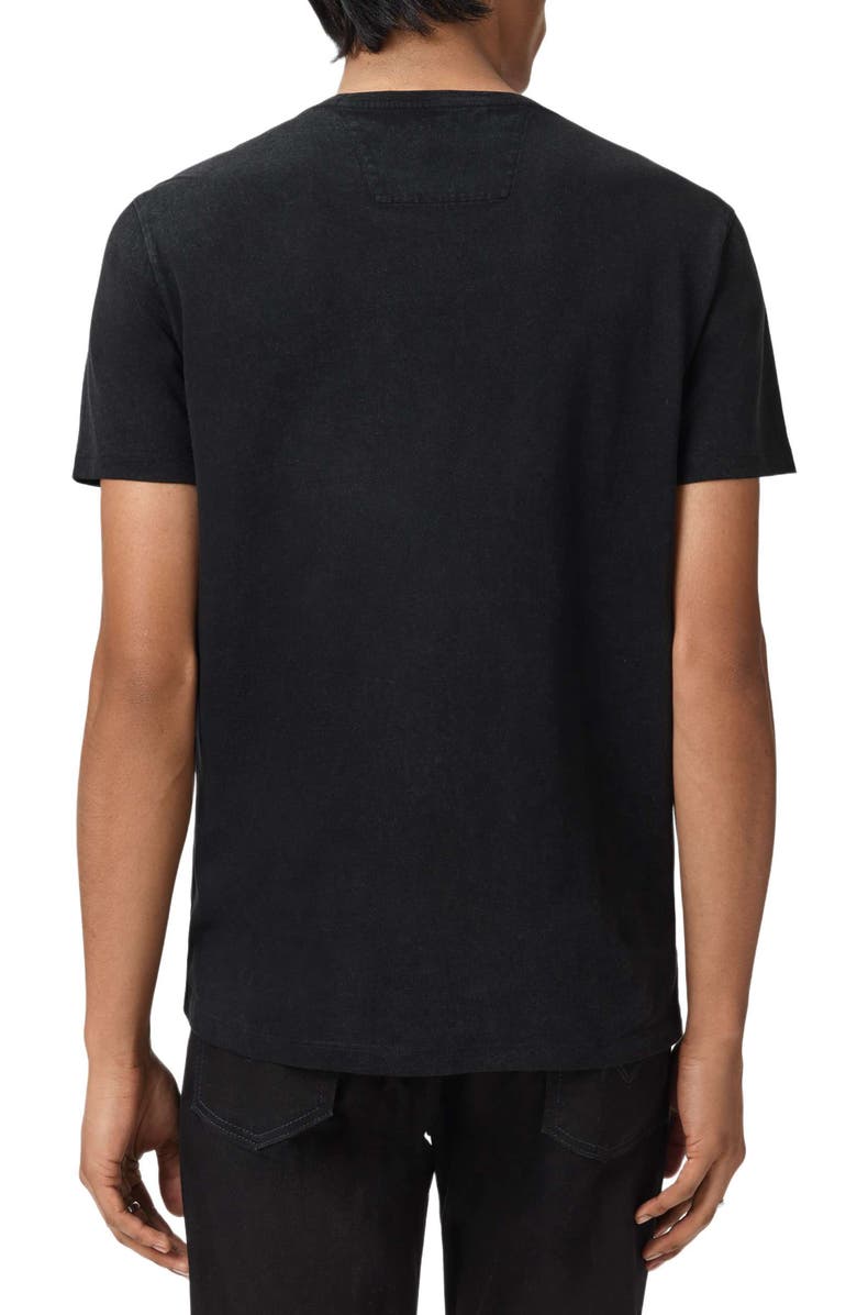 John Varvatos Eye & Element Embroidered Graphic T-Shirt, Alternate, color, Black