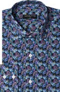 MASUTTO Adolfo Print Button-Up Long Sleeve Shirt