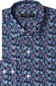 MASUTTO Adolfo Print Button-Up Long Sleeve Shirt