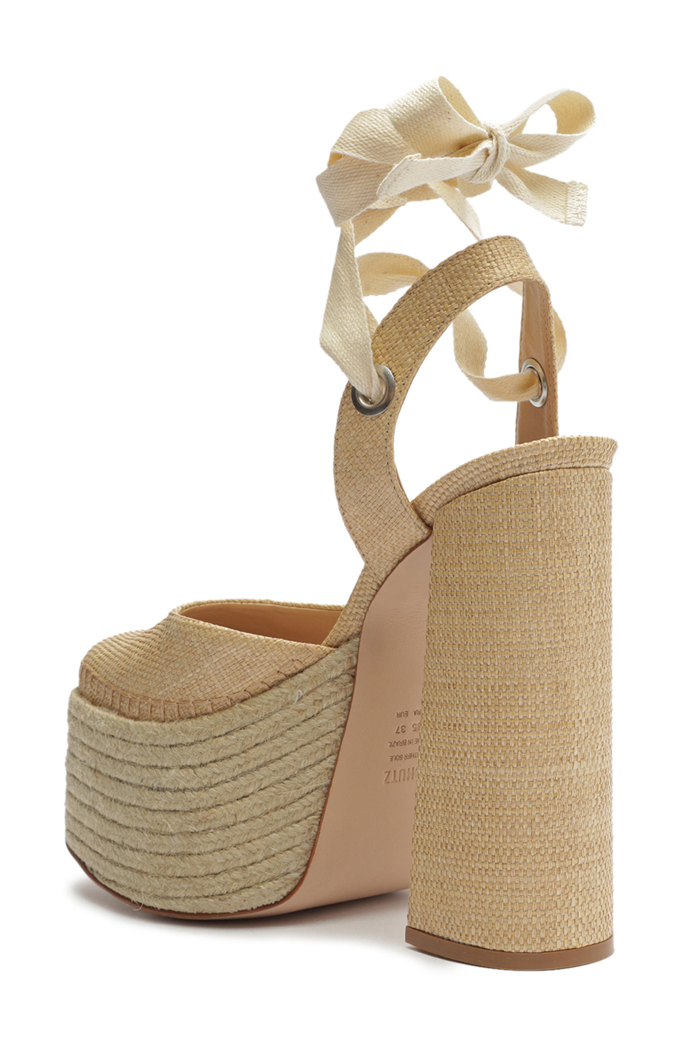 Schutz Nala Espadrille Platform Sandal, Alternate, color, 