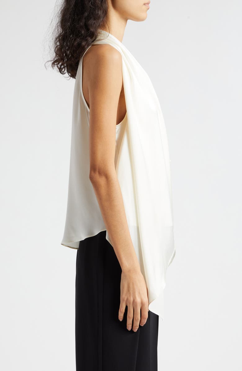 Cinq à Sept Louella Draped Silk Top, Alternate, color,