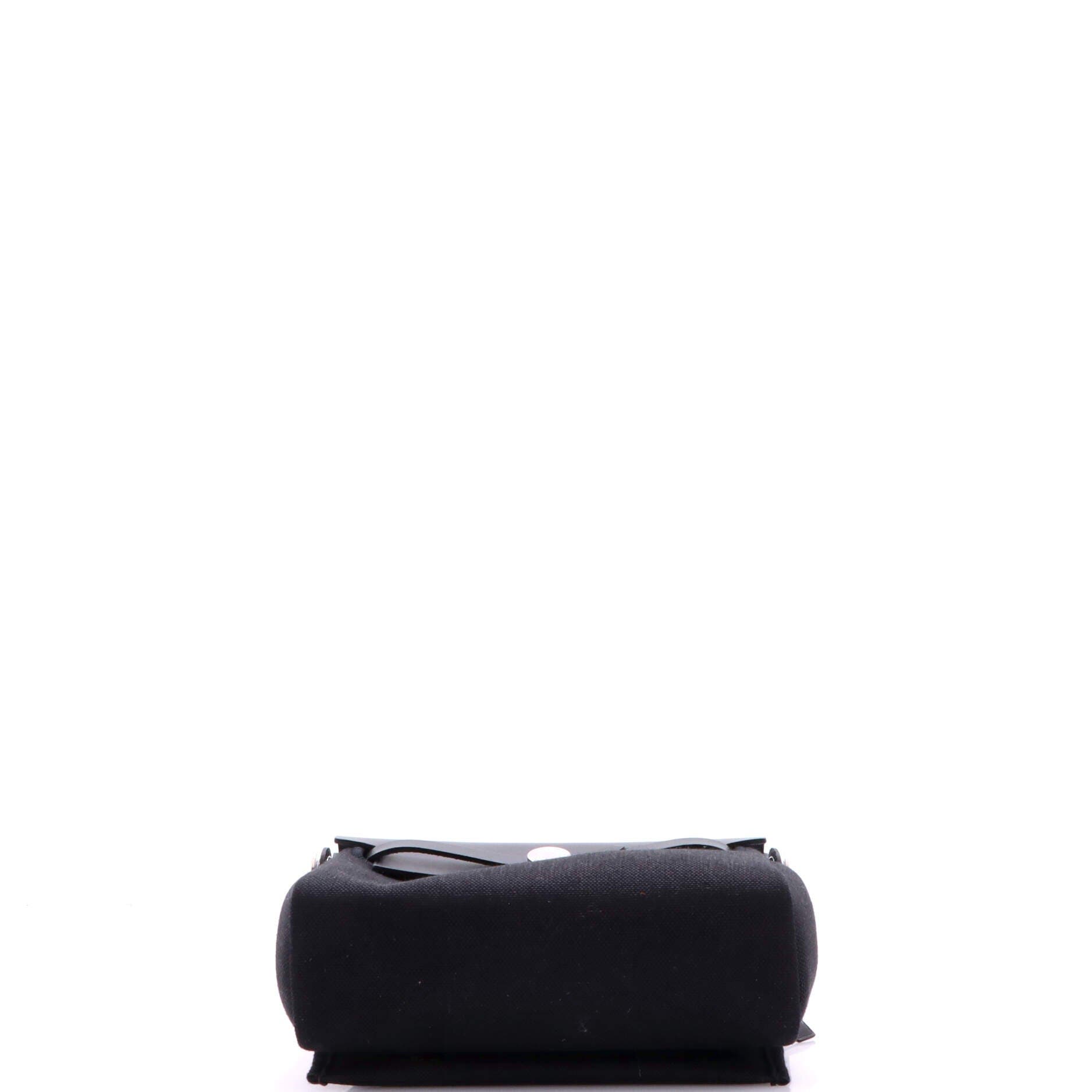 Pre-Owned Hermes Herbag Zip Toile and Leather 20, Alternate, color, Noir