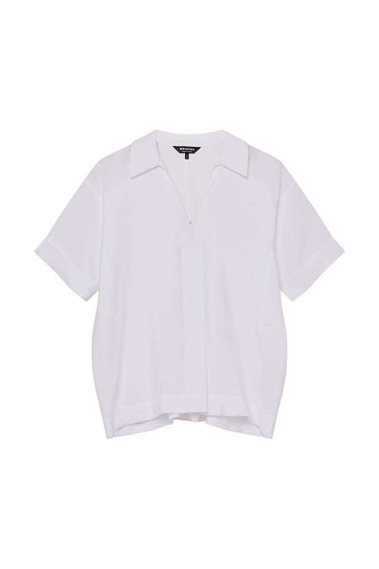 Sasha Relaxed Shirt, Alternate, color, White
