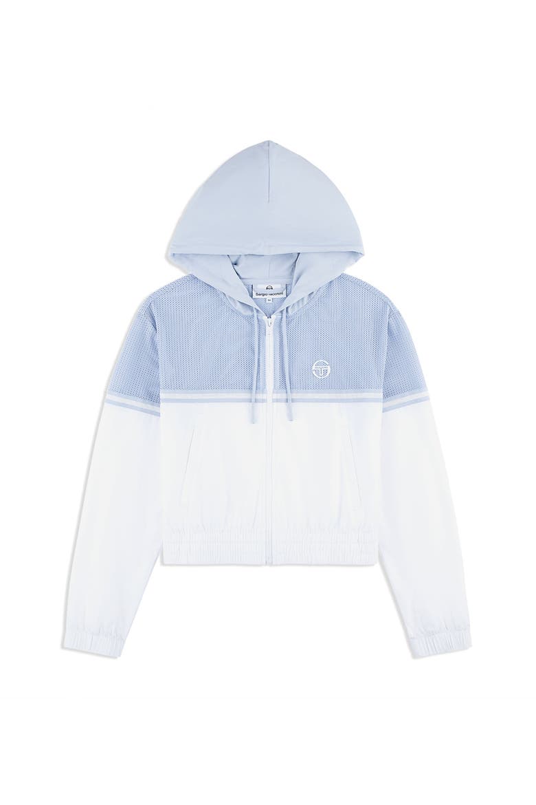 Angelina Track Jacket, Alternate, color, XENON BLUE