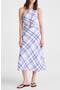 selected Oversized Blue White Plaid