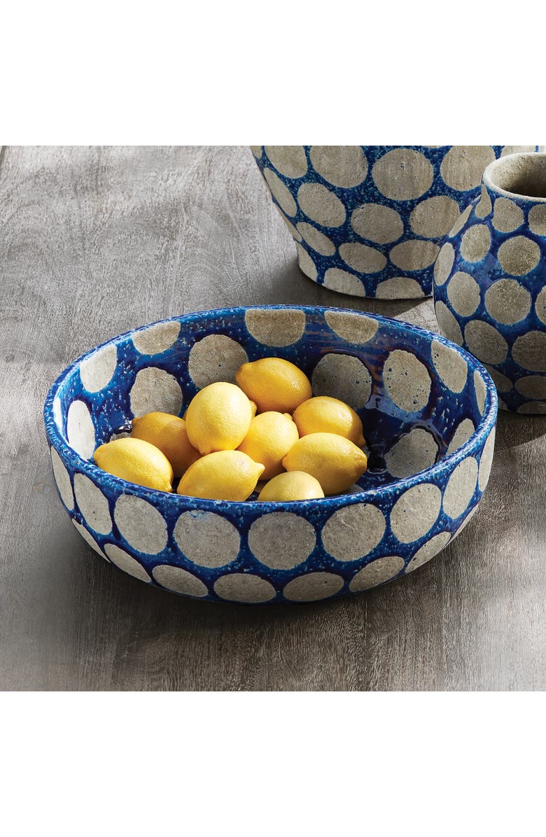 Napa Home & Garden Kiley Large Handcrafted Decorative Bowl, Alternate, color, Blue