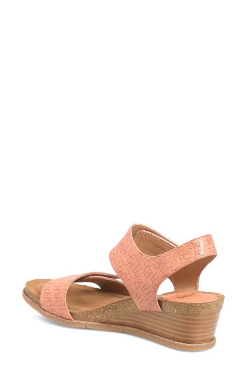 Söfft Verdi Ii Slingback Wedge Sandal In Canyon Coral