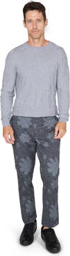 Lords of Harlech Charles Stretch Twill Flat Front Pant