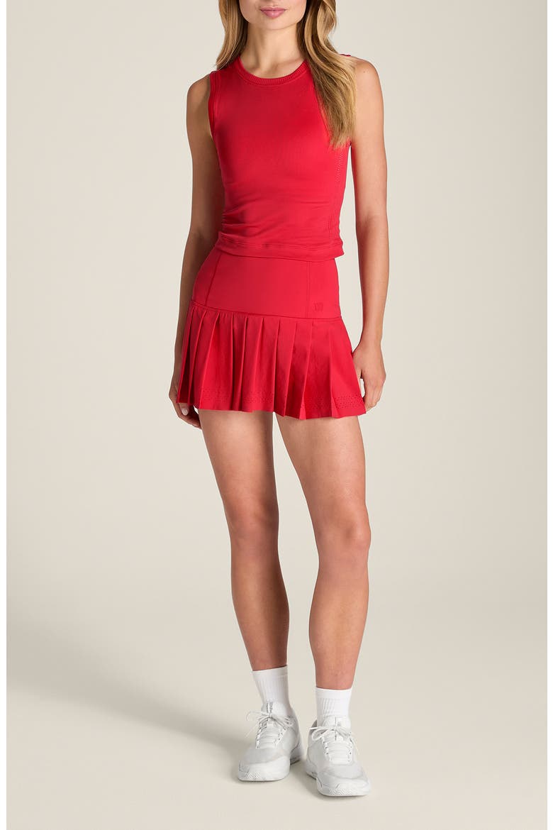 Pro Seamless Performance Tank, Alternate, color, VARSITY RED