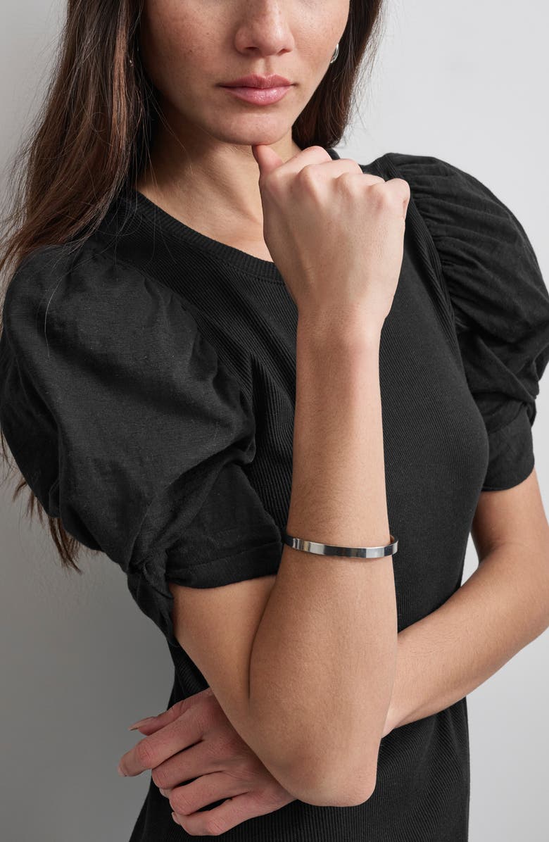 DKNY Twist Sleeve Rib Top, Alternate, color,