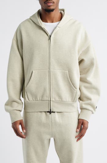 Classic Fit Fleece Zip-Up Hoodie