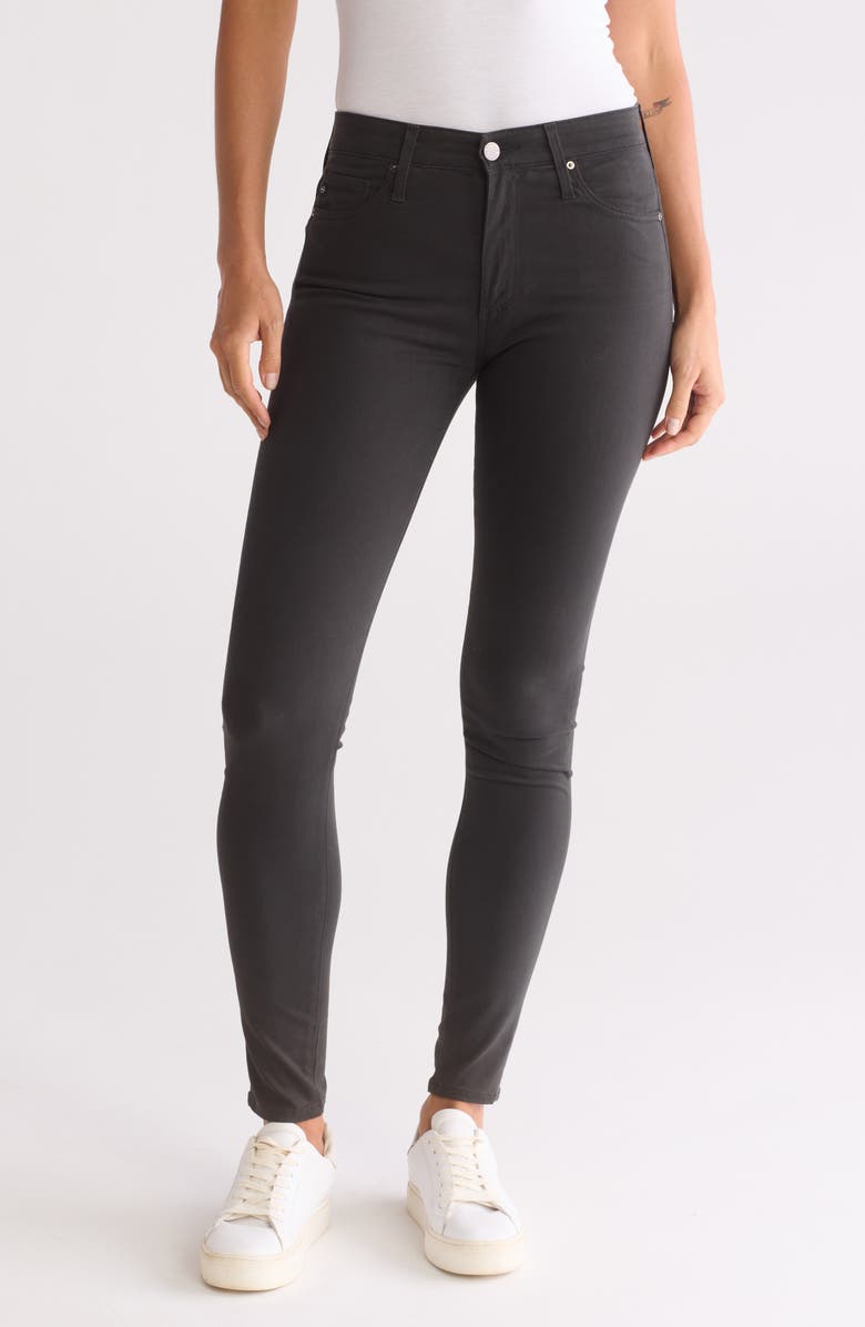 AG Farrah Faux Leather Pants, Main, color, 