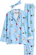 PJ Salvage Print Flannel Pajamas