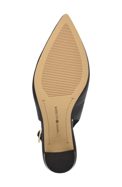Tommy Hilfiger Azalee Block Heel Slingback Pump In Black