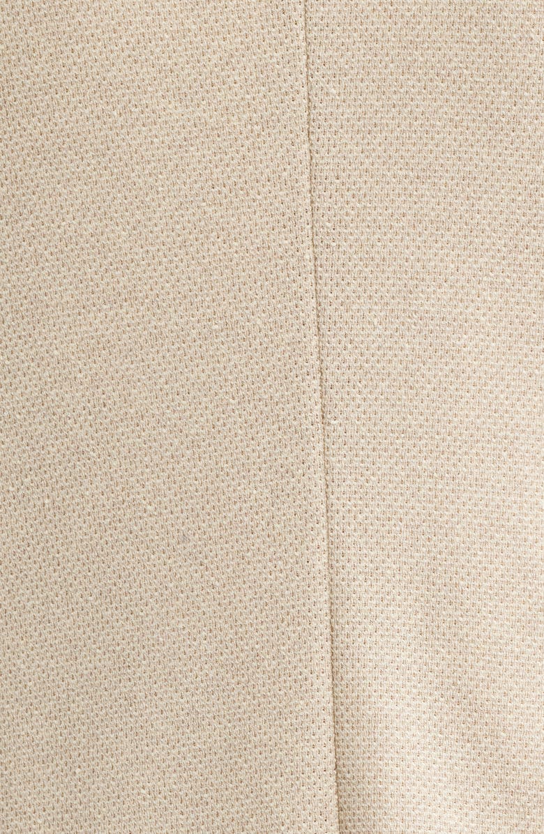 BOSS Hanry Slim Fit Knit Cotton Blend Sport Coat, Alternate, color, Open Beige