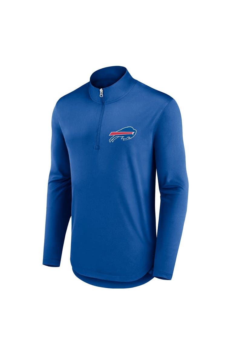 Men's Fanatics Branded Royal Buffalo Bills Quarterback Quarter-Zip Top, Alternate, color, Royal