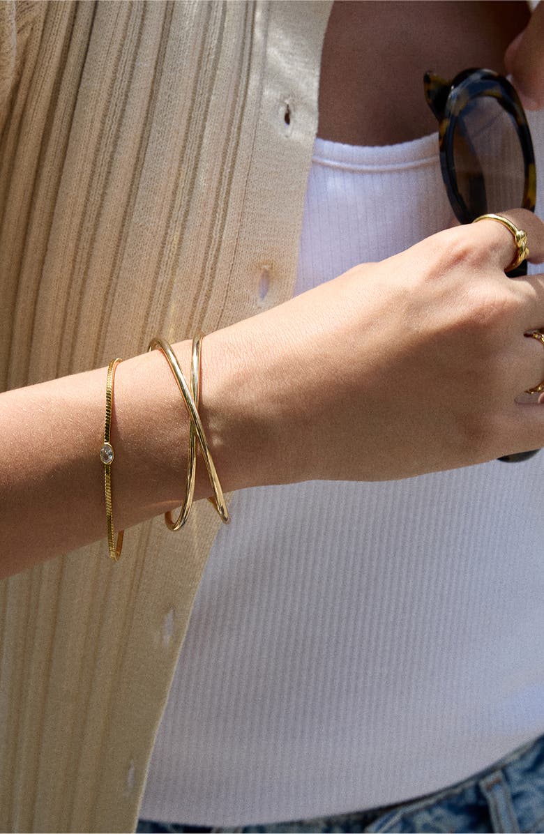 BaubleBar Artemis Cuff Bracelet, Alternate, color, Gold