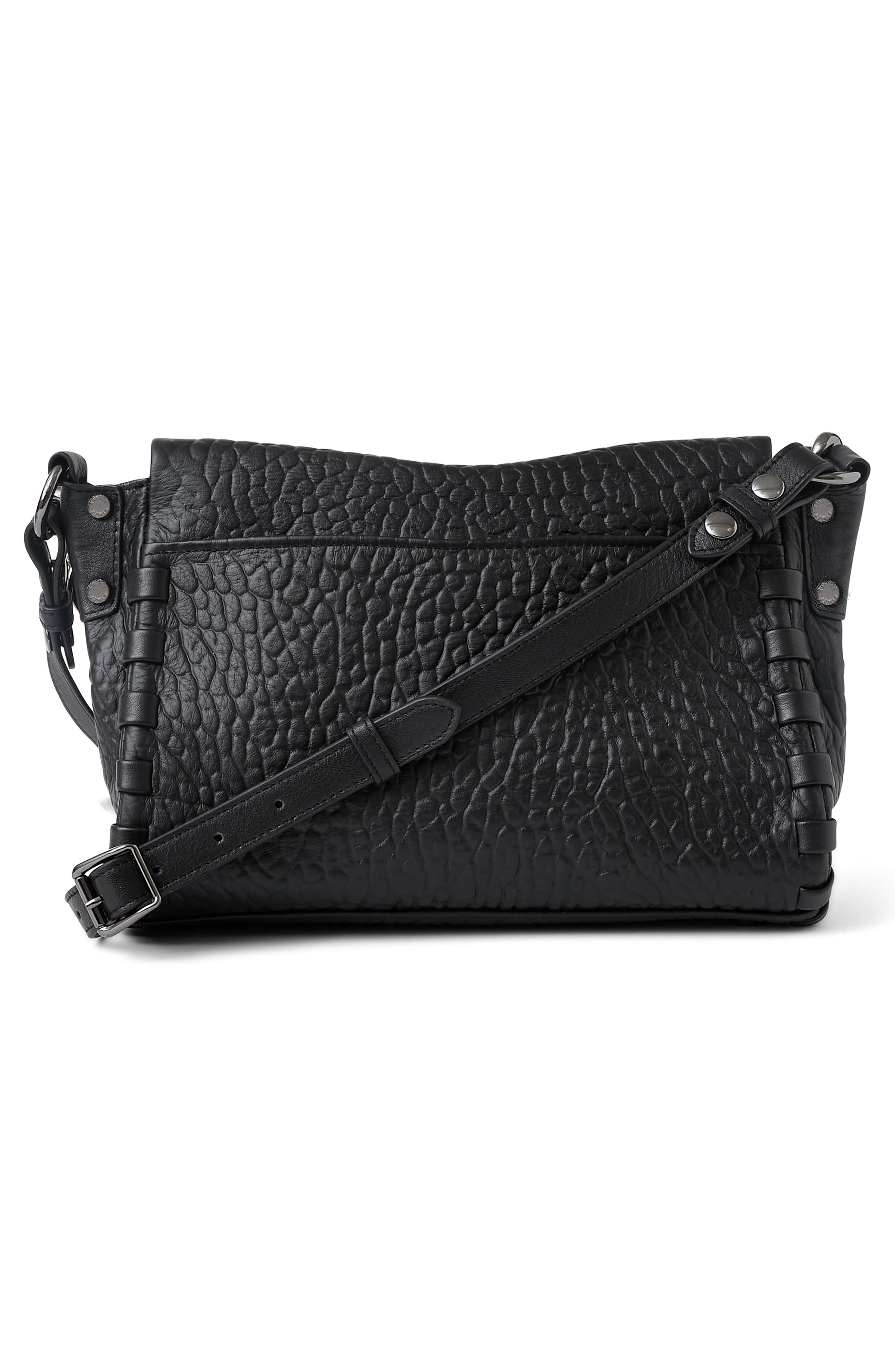 Zen Convertible Crossbody, Alternate, color, BLACK BUBBLE GRAIN