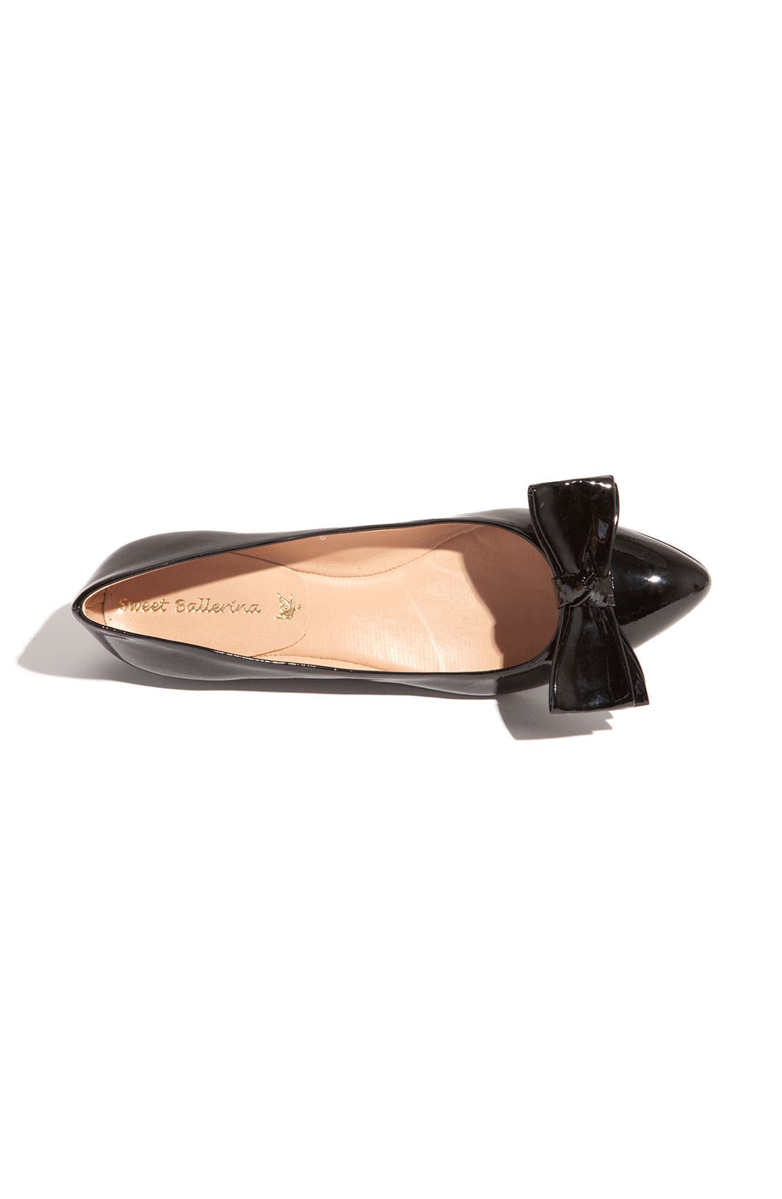 '1903' Bow Ballet Flat (Nordstrom Exclusive), Alternate, color, BLACK