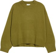 Reformation Cove Cashmere Oversized Crewneck Sweater