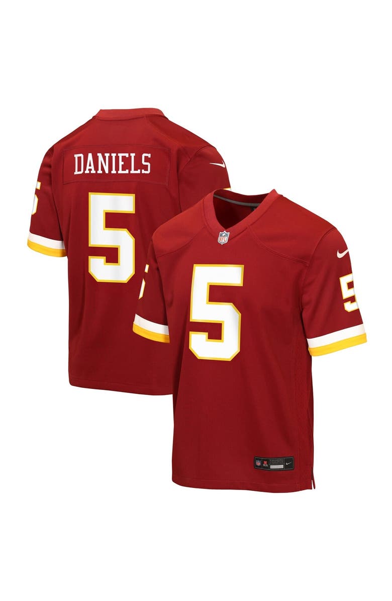 Nike Youth Nike Jayden Daniels Burgundy Washington Commanders Game Jersey, Main, color, Burgundy