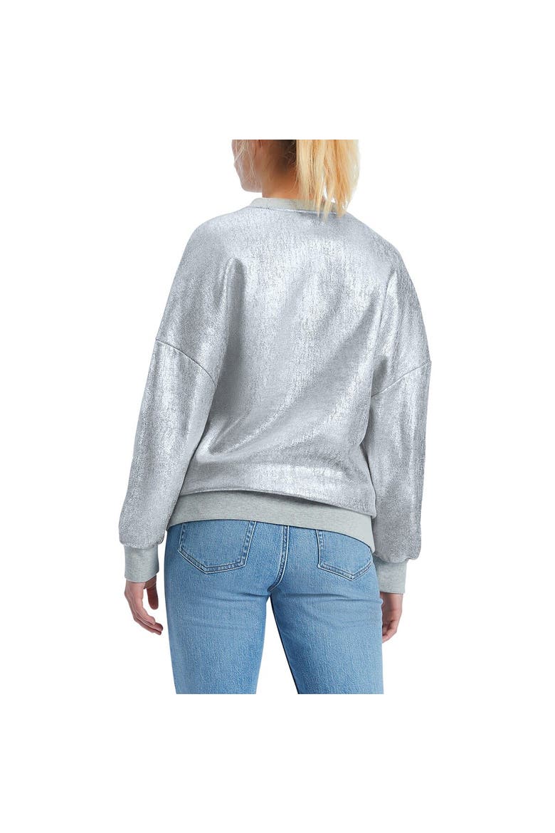 Women's Tommy Jeans Silver Golden State Warriors Tracy Pullover Sweatshirt, Alternate, color, Silver