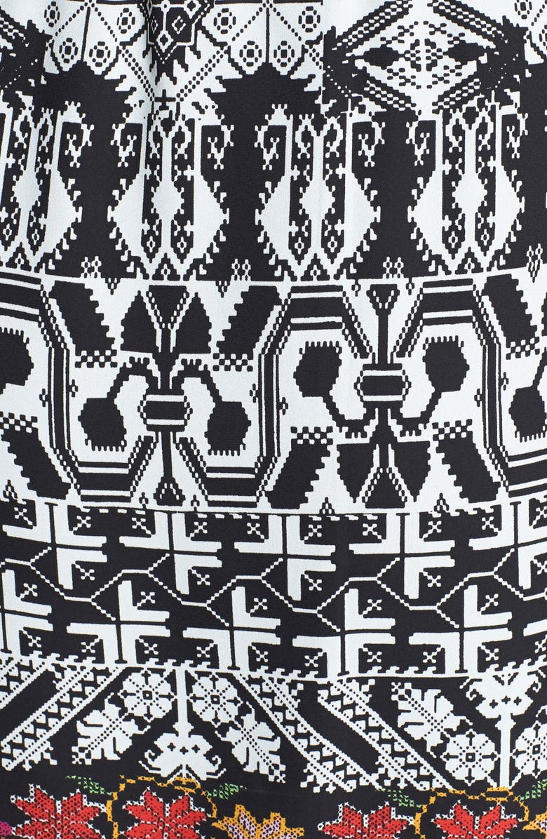 WAYF Long Sleeve Wrap Dress, Alternate, color, 