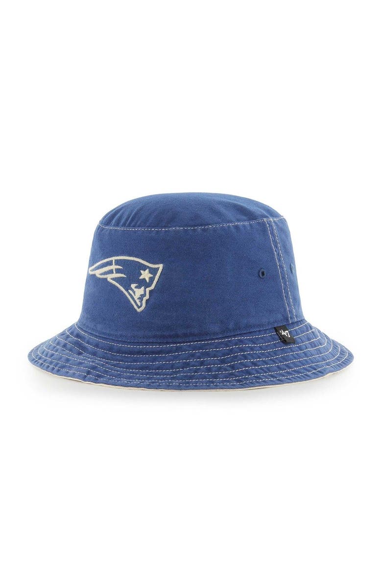 '47 Men's '47 Navy New England Patriots Trailhead Bucket Hat, Main, color, Navy