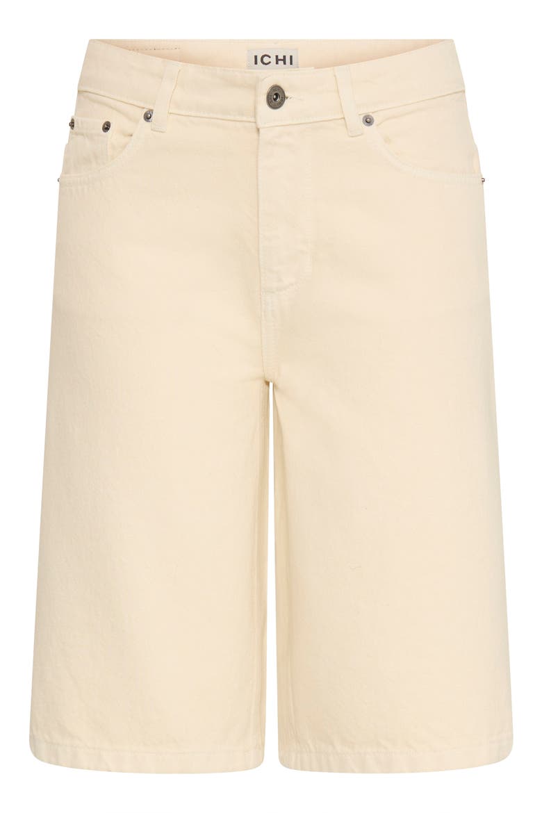 Denim Bermuda Shorts, Alternate, color, BIRCH