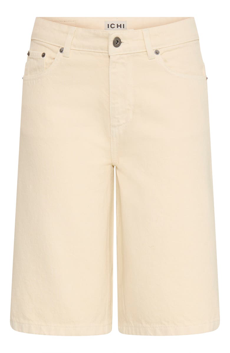 ICHI Denim Bermuda Shorts, Alternate, color, Birch