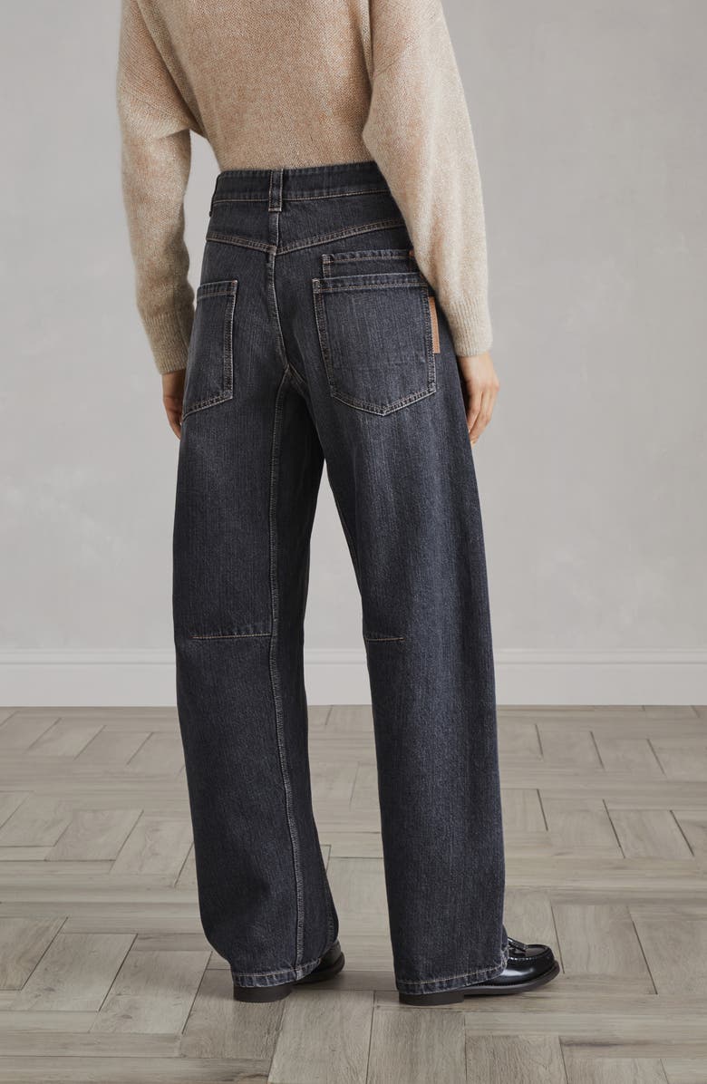 Brunello Cucinelli Soft Curved trousers, Alternate, color, 