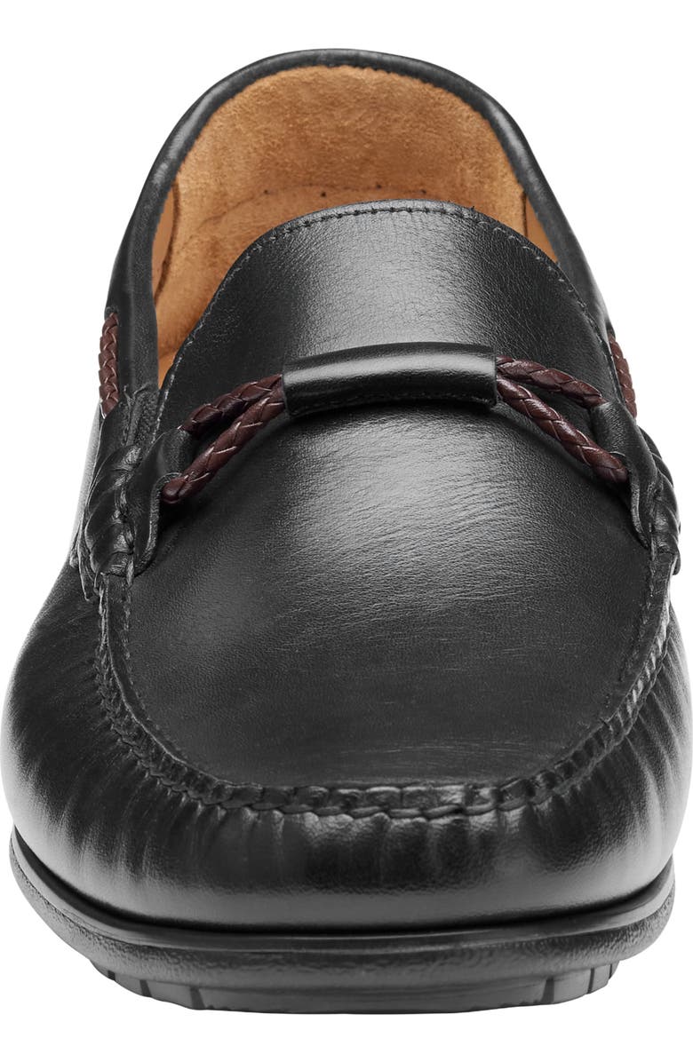 Johnston & Murphy Cort 2.0 Bit Loafer, Alternate, color, Black Full Grain
