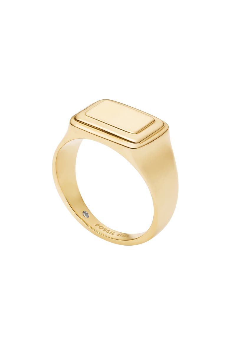 Raquel Signet Ring, Alternate, color, GOLD