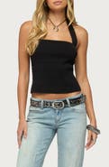 EDIKTED Esmerela Bandage Crop Halter Top