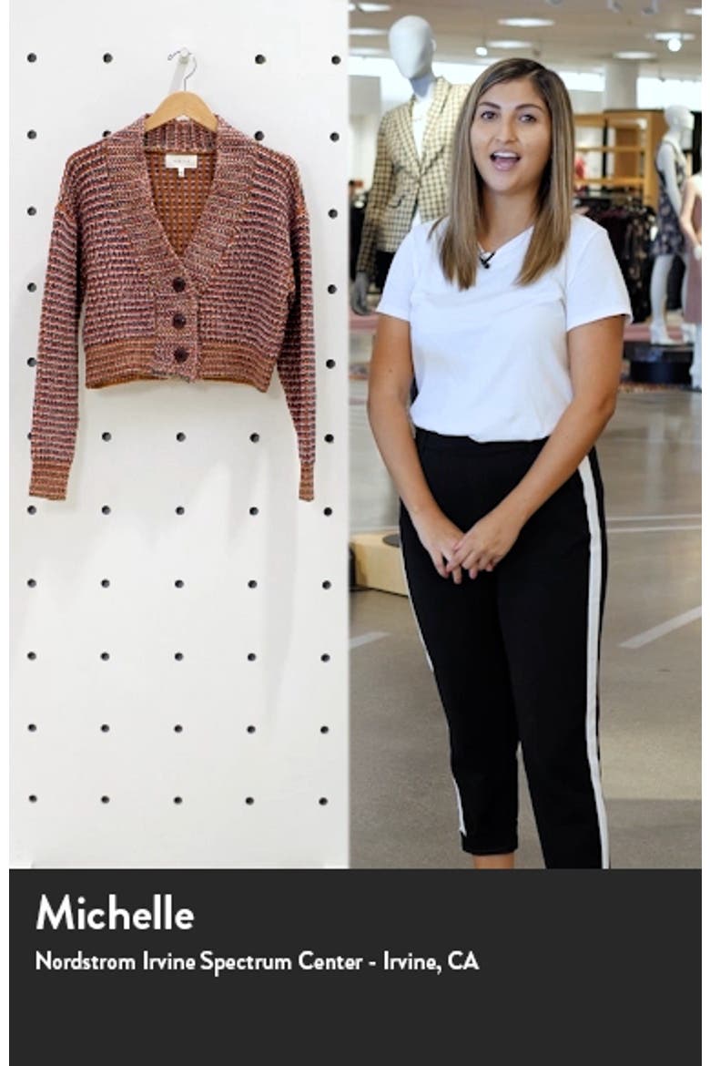 Montana Cropped Cotton Blend Cardigan video