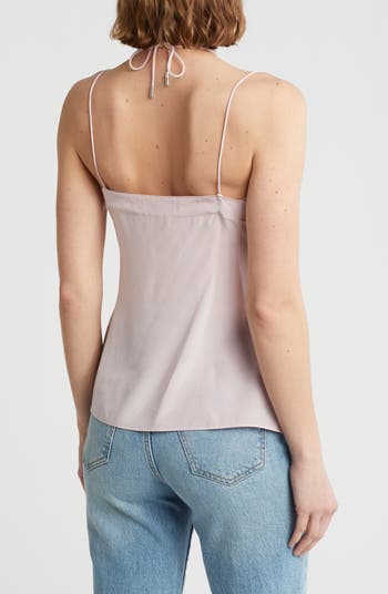 Alohi Shirred Silk Camisole