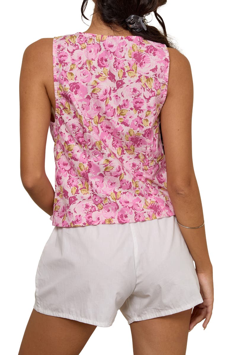 Motel Leda Floral Tank, Alternate, color, Blossom Floral Pink