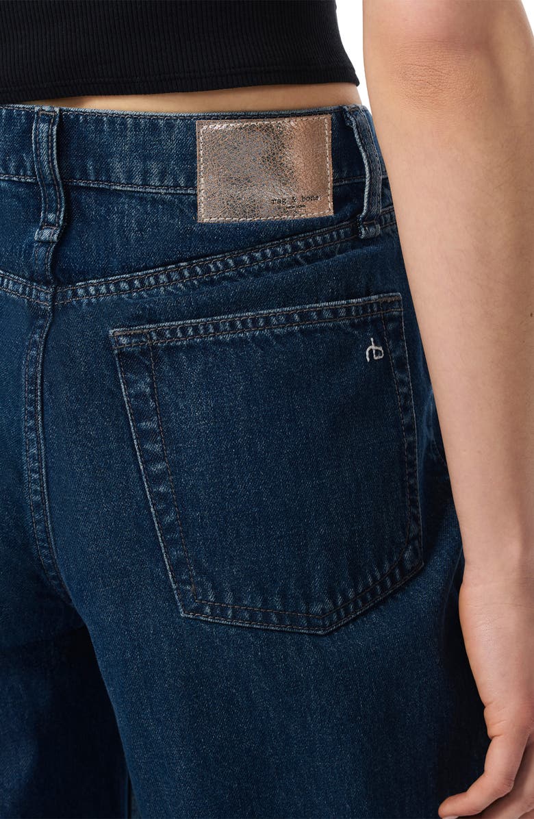 rag & bone Sofie Jewel Cuff High Waist Ankle Wide Leg Jeans, Alternate, color, Dawn Jewel