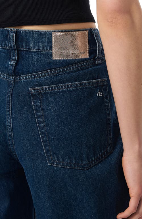 Rag & Bone Sofie Jewel Cuff High Waist Ankle Wide Leg Jeans