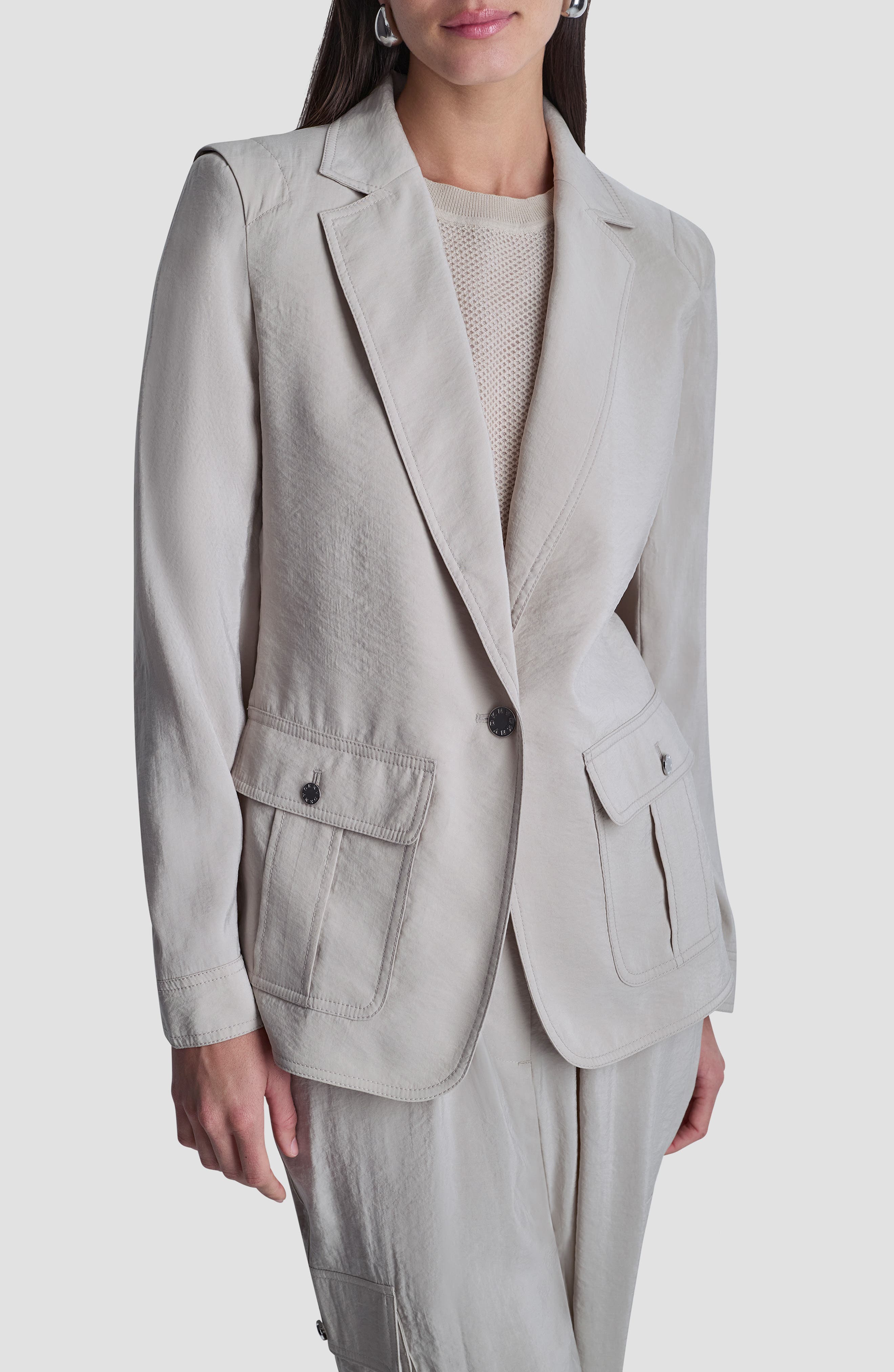 Faux Suede Fuji Blazer