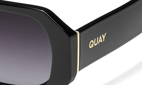 Quay Hyped Up 53mm Gradient Square Sunglasses