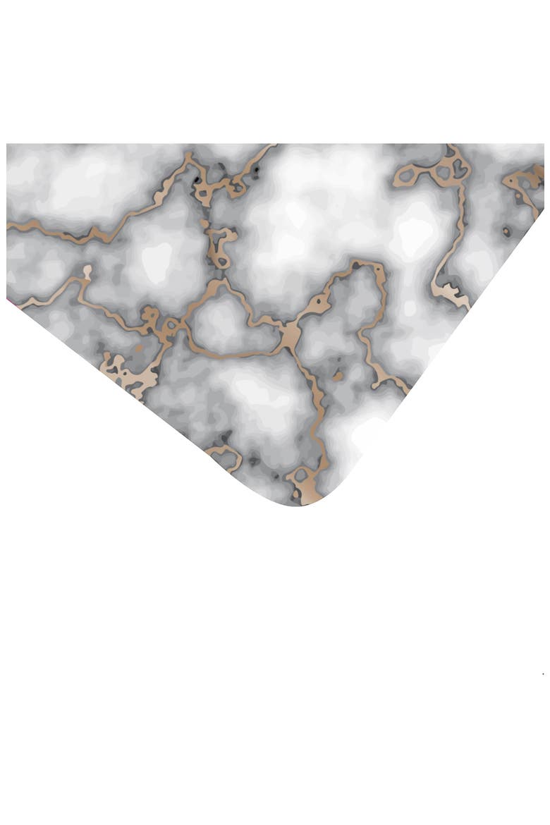 Marble Print Set of 4 Placemats, Alternate, color, SMOKEY GOLD