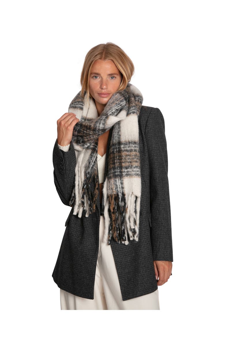 Still Into You Scarf, Main, color, Black/White