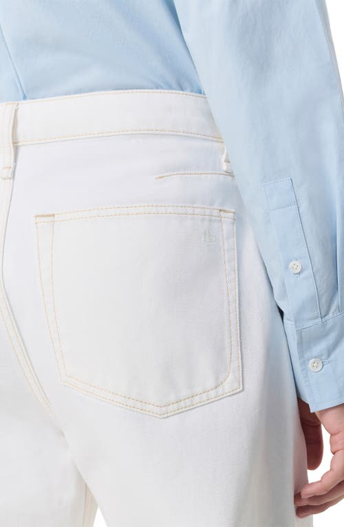 Rag & Bone Charlie High-rise Barrel Jeans In White