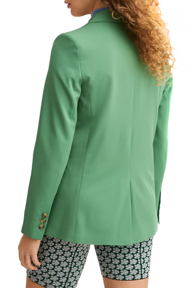 Double Breasted Blazer, Alternate, color, GREEN