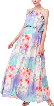 Kimi & Kai Pixie Maternity Nursing Maxi Dress