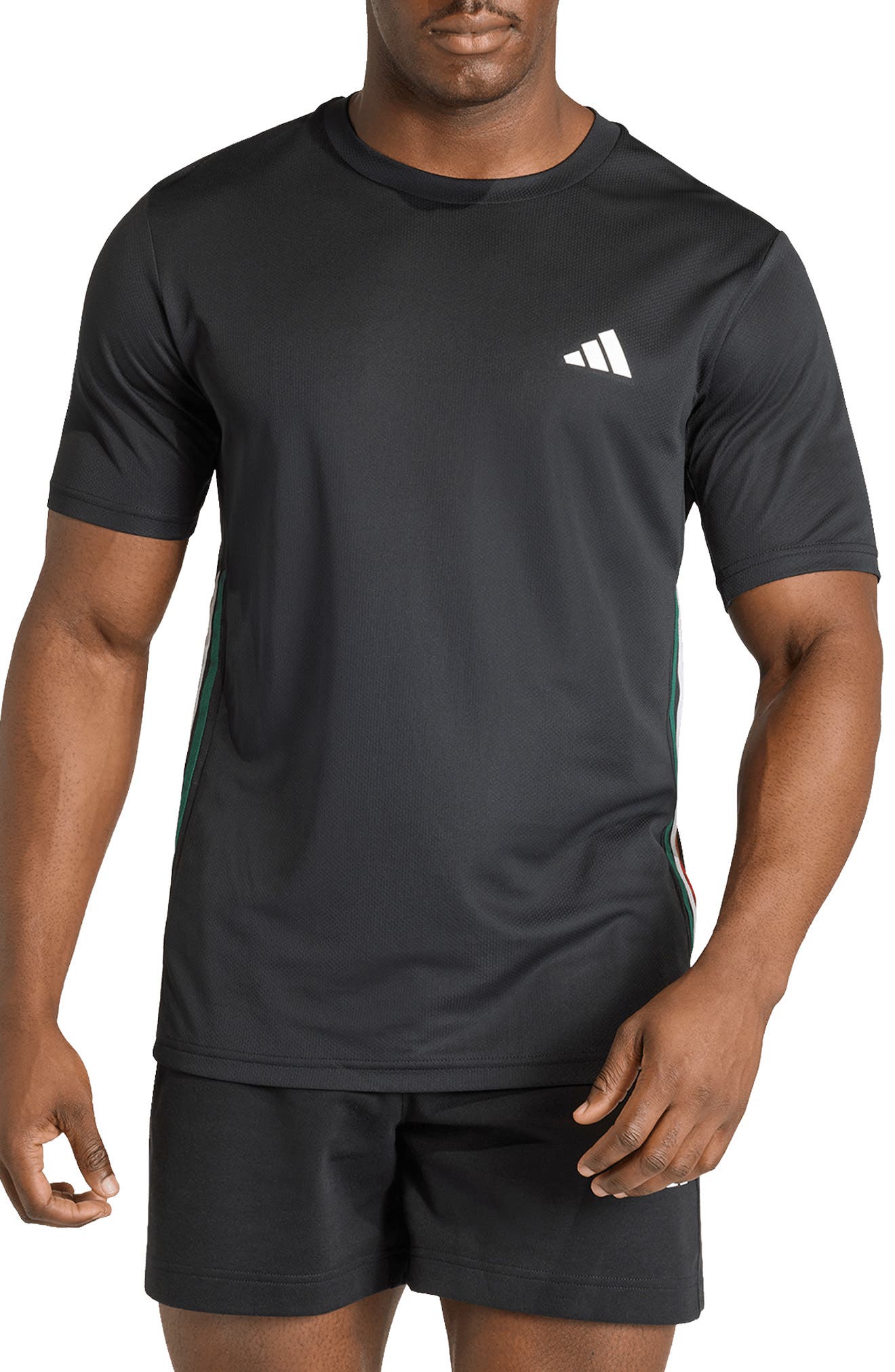 adidas Workout Essential Base 3-Stripes T-Shirt